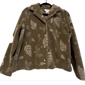Leaf Pattern Jacket Talbots